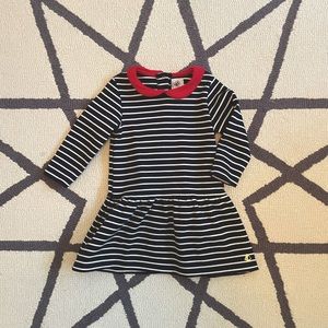Petite Bateau striped baby dress